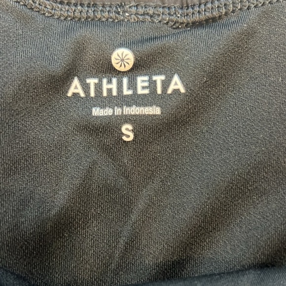 ATHLETA BLACK SIZE S RUNNING SHORTS - Picture 2 of 2